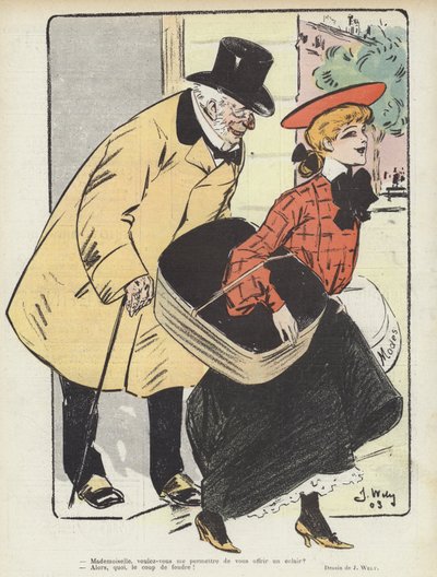Illustratie voor Le Rire door Jacques Wely