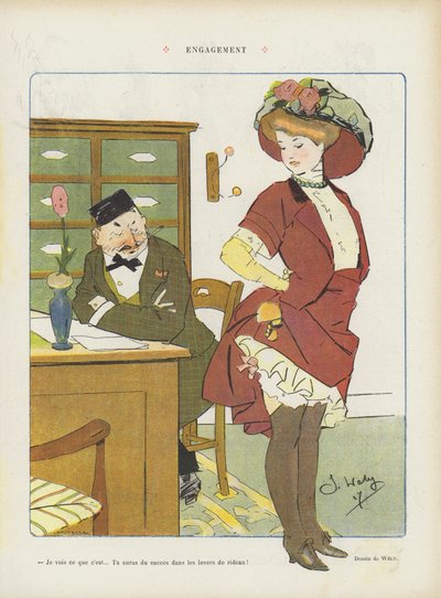 Illustratie voor Le Rire door Jacques Wely