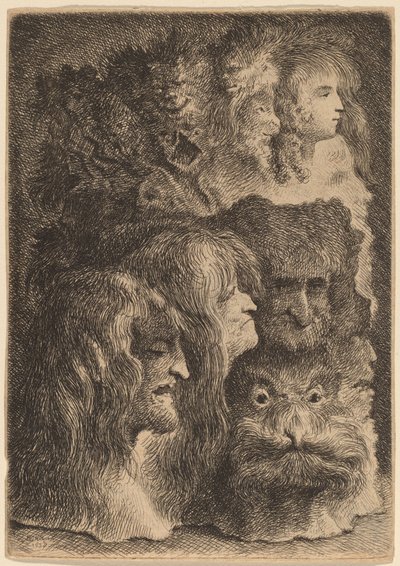 Fantastische Hoofden door Jacques de Gheyn III