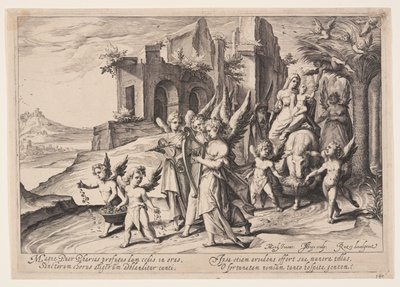 Terugkeer van de Vlucht naar Egypte door Jacques de Gheyn II