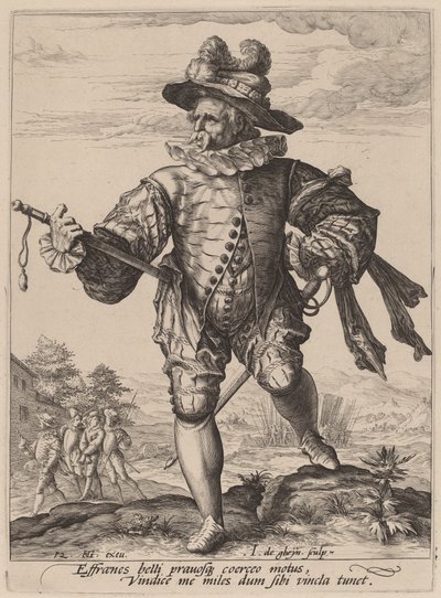 Proost door Jacques de Gheyn II after Hendrik Goltzius