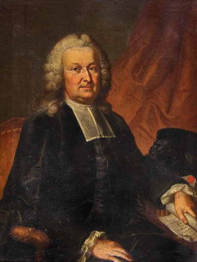 Portret van Franz Emanuel Steiger door Jakob Emanuel Handmann