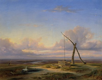 Puszta in Hongarije door Jakob Waltmann