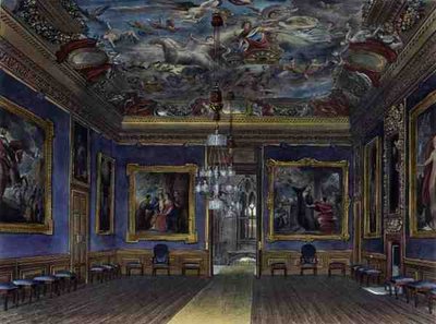 De tekenkamer van de koning, Windsor Castle, uit 