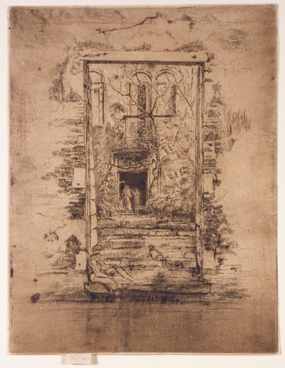 De tuin door James Abbott McNeill Whistler
