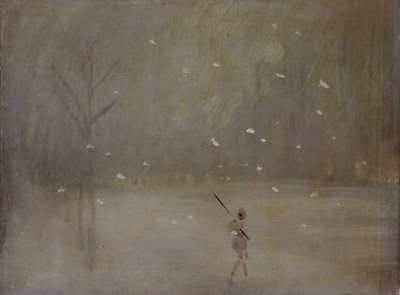 Sneeuwstorm door James Abbott McNeill (after) Whistler