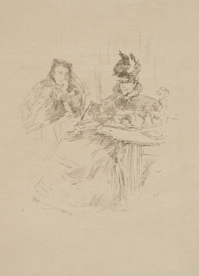 Middagthee door James Abbott McNeill Whistler