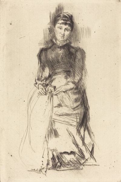 Agnes, ca. 1873-1875 door James Abbott McNeill Whistler