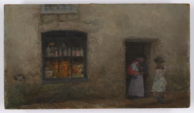 Een oranje noot: Snoepwinkel door James Abbott McNeill Whistler