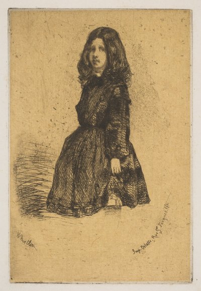 Annie, 1858 door James Abbott McNeill Whistler