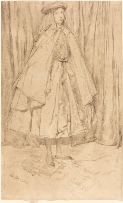 Annie Haden, 1860 door James Abbott McNeill Whistler