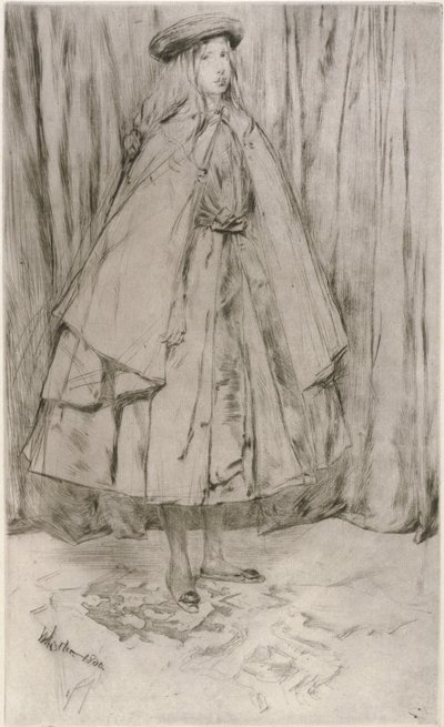Annie Haden, 1860 door James Abbott McNeill Whistler