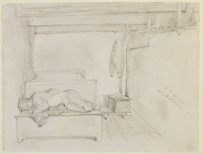Op de boerderij van Maladrie, 1858 door James Abbott McNeill Whistler
