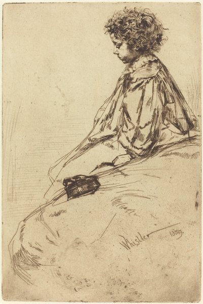Bibi Lalouette, 1859 door James Abbott McNeill Whistler