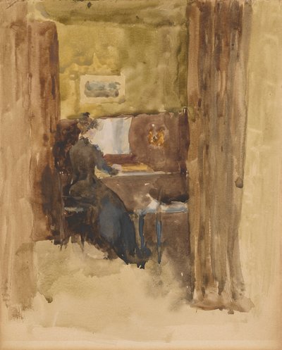 Bravura in Bruin door James Abbott McNeill Whistler