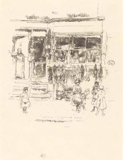 Chelsea vodden, 1888 door James Abbott McNeill Whistler