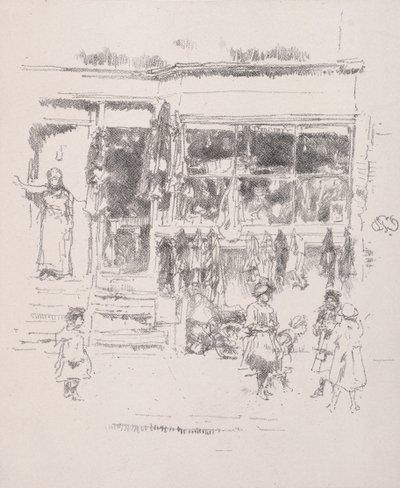 Chelsea Rags, 1888 door James Abbott McNeill Whistler