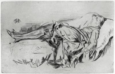 Kind op een bank, 19e eeuw door James Abbott McNeill Whistler