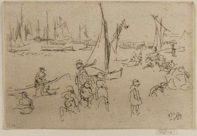 Kinderen, Portsmouth door James Abbott McNeill Whistler