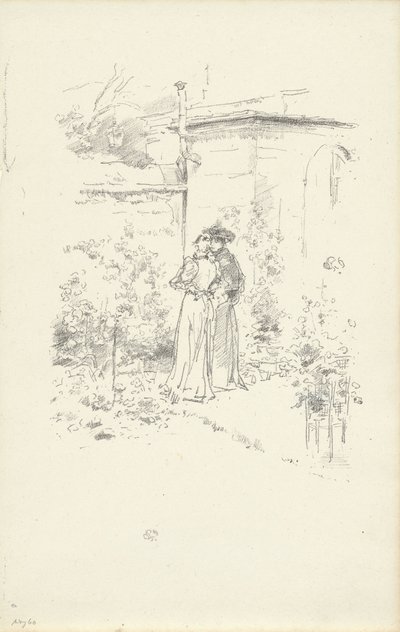 Vertrouwelijkheden in de tuin door James Abbott McNeill Whistler