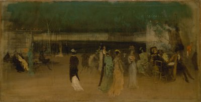 Cremorne Gardens, nr. 2, c.1870-80 door James Abbott McNeill Whistler