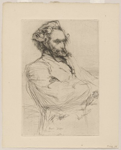 Drouet door James Abbott McNeill Whistler