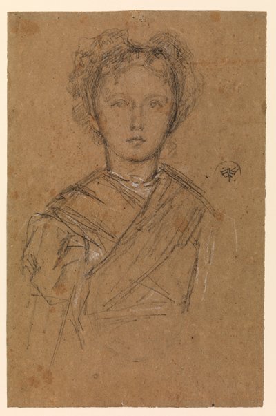 Elinor Leyland, ca. 1873 door James Abbott McNeill Whistler