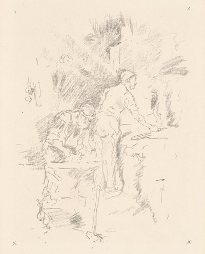 Vader en Zoon door James Abbott McNeill Whistler