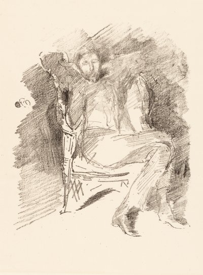 Vuurlicht: Joseph Pennell nr. 1 door James Abbott McNeill Whistler