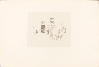 Gaiety Stage Door, 1879-1887 door James Abbott McNeill Whistler