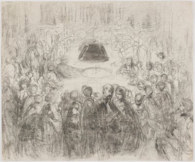 Goksalon in Baden-Baden, 1858 door James Abbott McNeill Whistler