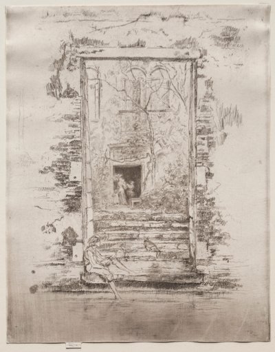 Tuin, 1886 door James Abbott McNeill Whistler
