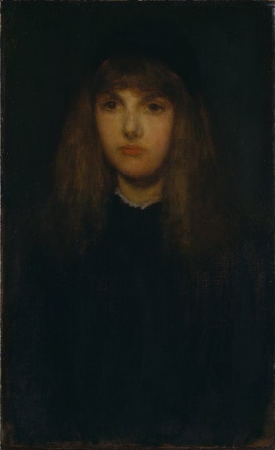 Meisje in het zwart (Pruilende Tom) door James Abbott McNeill Whistler