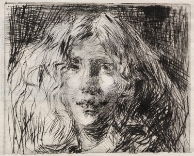 Joanna Hefferman, La Belle Irlandaise, 1866 door James Abbott McNeill Whistler