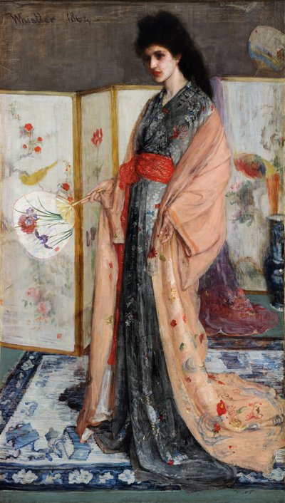 De prinses uit het land van porselein door James Abbott McNeill Whistler