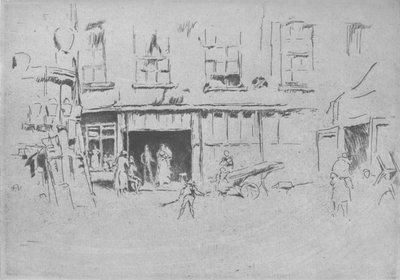 Little Court, ca. 1881, 1904 door James Abbott McNeill Whistler