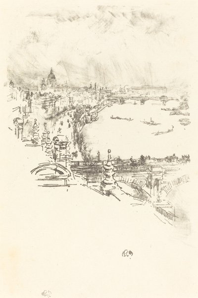 Klein Londen door James Abbott McNeill Whistler