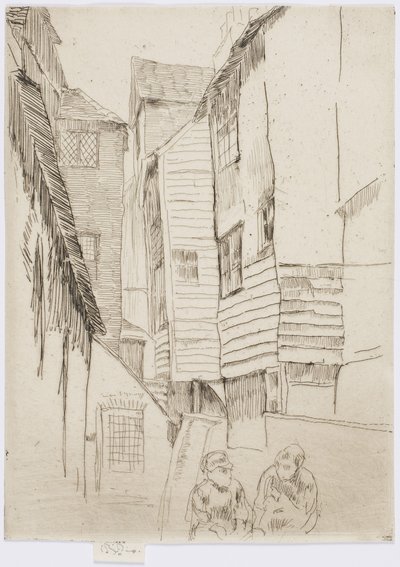 Little Smithfield, c.1877 door James Abbott McNeill Whistler