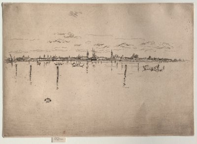Klein Venetië, 1880 door James Abbott McNeill Whistler