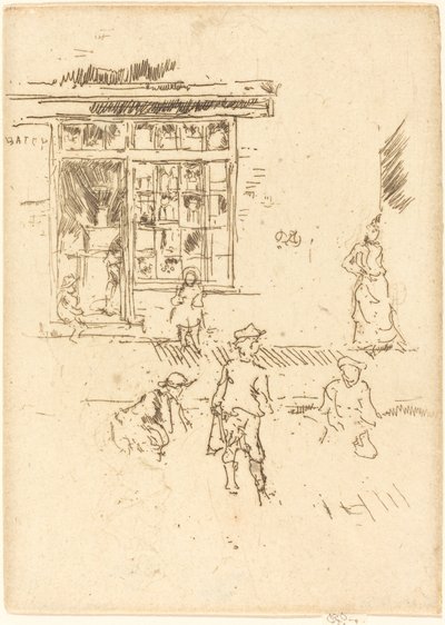 Marmeren door James Abbott McNeill Whistler