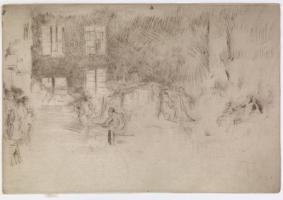 Murano-glasoven, 1879-1880 door James Abbott McNeill Whistler