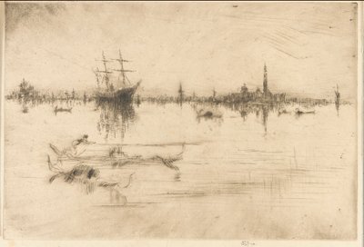 Nocturne door James Abbott McNeill Whistler
