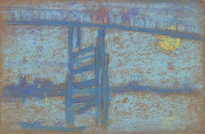 Nocturne: Battersea Bridge door James Abbott McNeill Whistler