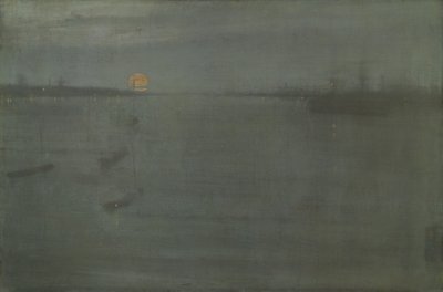 Nocturne: Blauw en Goud - Southampton Water, 1872 door James Abbott McNeill Whistler