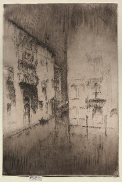 Nocturne: Paleizen, 1886 door James Abbott McNeill Whistler