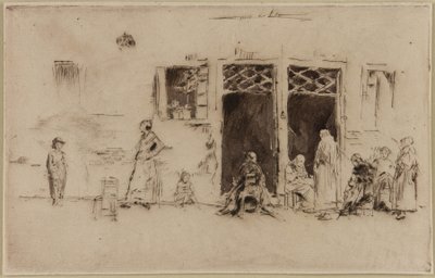Oude Vrouwen, 1879-1880 door James Abbott McNeill Whistler