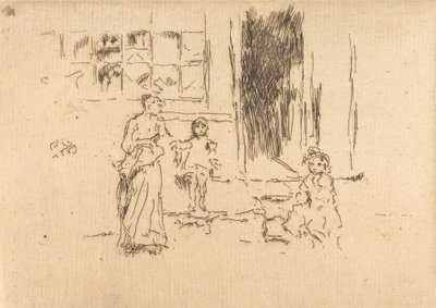 Petticoat Lane, ca. 1886-1888 door James Abbott McNeill Whistler