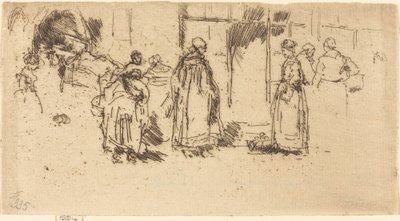 Pluimvee-markt, Loches door James Abbott McNeill Whistler