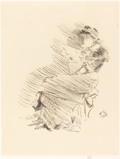 Lezen door James Abbott McNeill Whistler