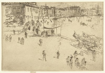 Riva del Sciavoni door James Abbott McNeill Whistler